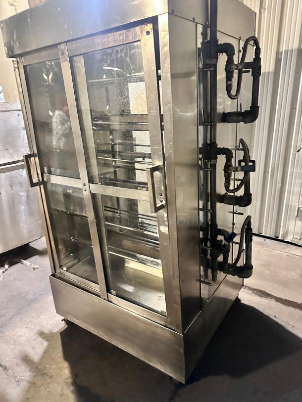 American Range Double Sided Commercial Gas Chicken Rotisserie Machine - Image 9 of 9