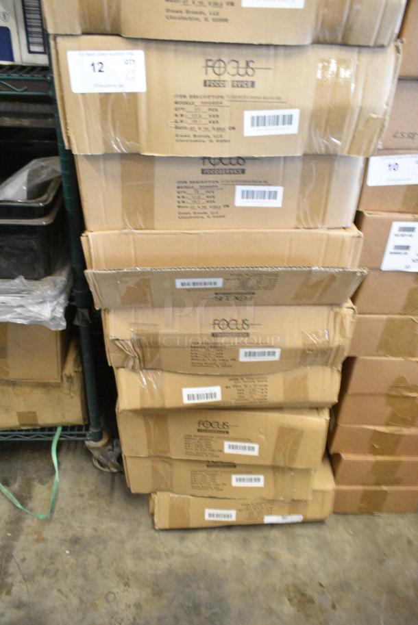 8 BRAND NEW! Boxes of 12 Focus 900804 Heavy Duty Full Size Sheet Pan, Aluminum with Commercial Non Stick Coating, 18" x 26" x 1". 8 Times Your Bid! - Image 2 of 3