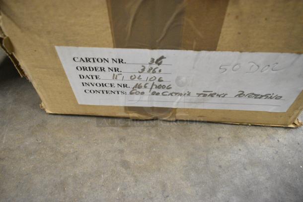 6 BRAND NEW! Boxes Including Cocktail Forks, Napkins, Knives. 6 Times Your Bid! - Image 4 of 9