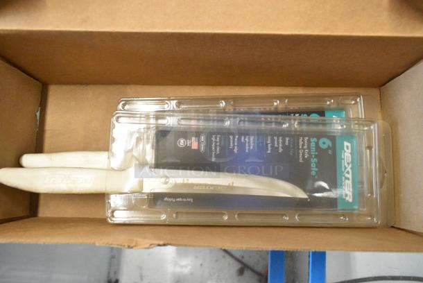 3 BRAND NEW! Boxes Including Dexter Russell Boning Knives, Dexter Spatulas. 3 Times Your Bid! - Image 1 of 7
