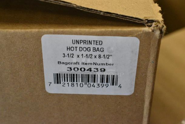 BRAND NEW! Box of 300439 Grease resistant single-serve bags hot dog bag PB29 - Image 3 of 3