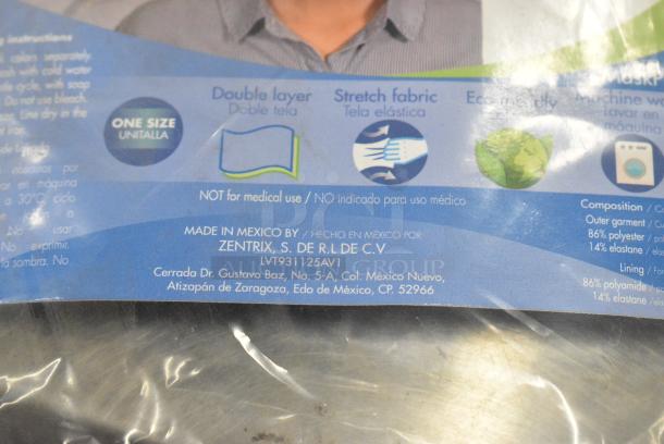 BRAND NEW! Box of WL-1A Black Face Masks - Image 1 of 5