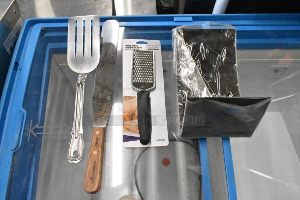 BRAND NEW! Lot of 22 Various Items Including Tablecraft Frothing Pitchers, Spatulas, Zester - Image 5 of 6