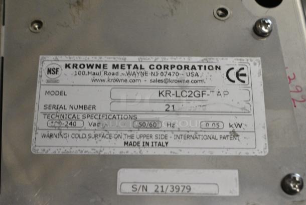 BRAND NEW! Krowne KR-LC2GF-TAP Royal Series Countertop Liquid CO2 Glass Froster With Built In Drink Rail - Image 6 of 6