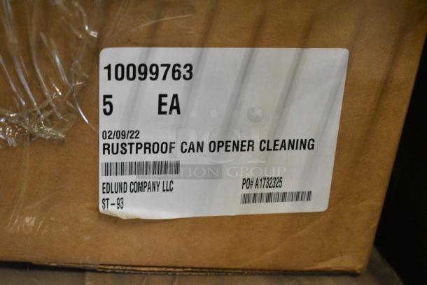 BRAND NEW! Box of 5 Edlund ST-93 Rustproof Can Opener Cleaning Tool, Stainless Steel Bristles & Scraper - Image 3 of 3