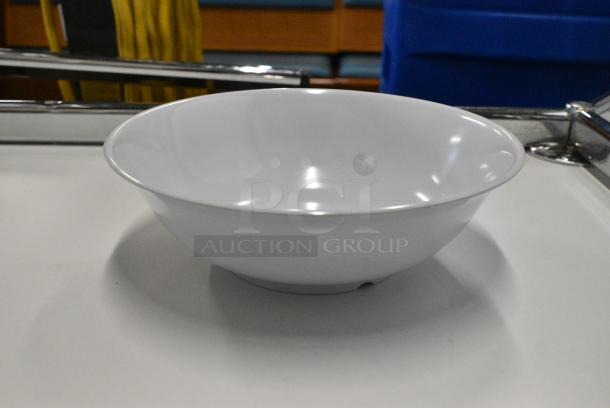 9 BRAND NEW! Boxes of 12 GET M-813-W SuperMel 2.3 Qt. White Melamine Bowl. 9 Times Your Bid! - Image 1 of 6