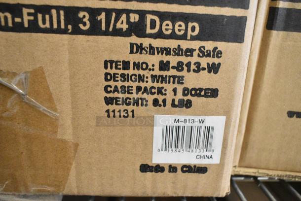 9 BRAND NEW! Boxes of 12 GET M-813-W SuperMel 2.3 Qt. White Melamine Bowl. 9 Times Your Bid! - Image 3 of 6