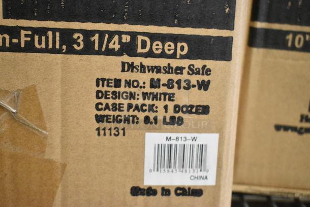 9 BRAND NEW! Boxes of 12 GET M-813-W SuperMel 2.3 Qt. White Melamine Bowl. 9 Times Your Bid! - Image 6 of 6