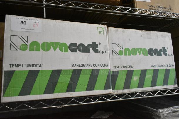 3 BRAND NEW! Boxes of NovaCart 2Q- Nr. 3.000 Burgundy. 3 Times Your Bid! - Image 1 of 2