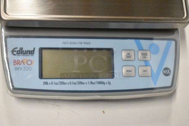 2 BRAND NEW! Edlund Bravo BRV-320 Countertop 20 Pound Scale. 2 Times Your Bid! Tested and Working! - Image 3 of 6