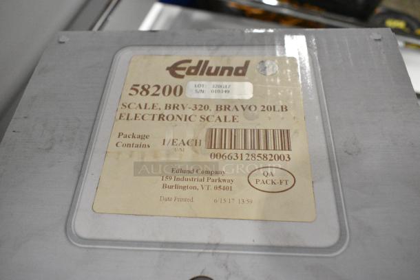 2 BRAND NEW! Edlund Bravo BRV-320 Countertop 20 Pound Scale. 2 Times Your Bid! Tested and Working! - Image 6 of 6
