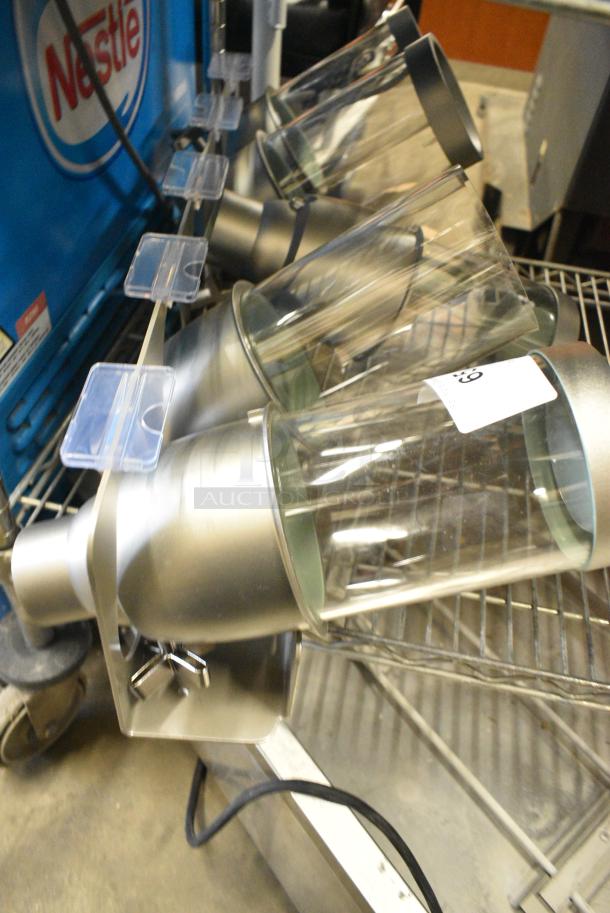 Clear and Gray Poly 5 Container Dry Food Dispenser. - Image 2 of 6