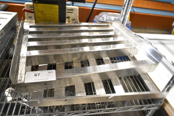 Lot of 2 Metal Sides to Pan Rack - Image 1 of 3