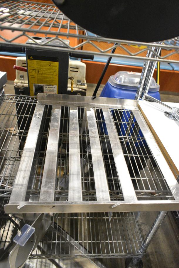 Lot of 2 Metal Sides to Pan Rack - Image 2 of 3