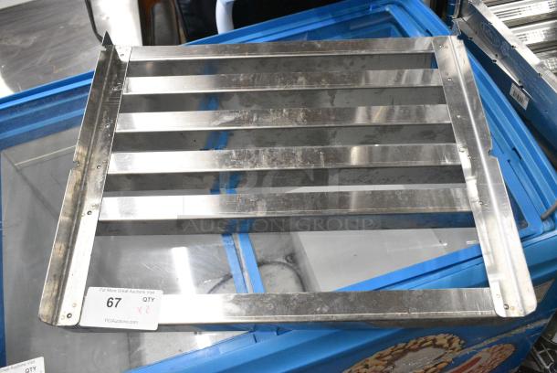 Lot of 2 Metal Sides to Pan Rack - Image 3 of 3