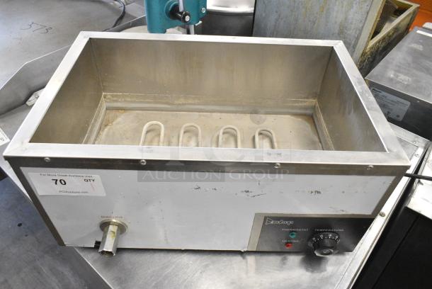 Zokop XTC1P-1/3 Stainless Steel Commercial Countertop Food Warmer. 110 Volts, 1 Phase. Tested and Working! - Image 1 of 7