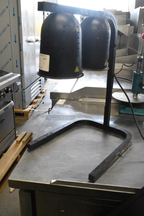 Avantco 177W62BLK Metal Countertop 2 Head Food Warmer. 120 Volts, 1 Phase. Tested and Working! - Image 1 of 6