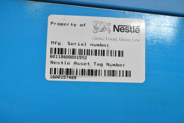 AHT RIO S 100 Metal Commercial Chest Freezer Merchandiser on Commercial Casters. 120 Volts, 1 Phase. Tested and Working! - Image 9 of 9