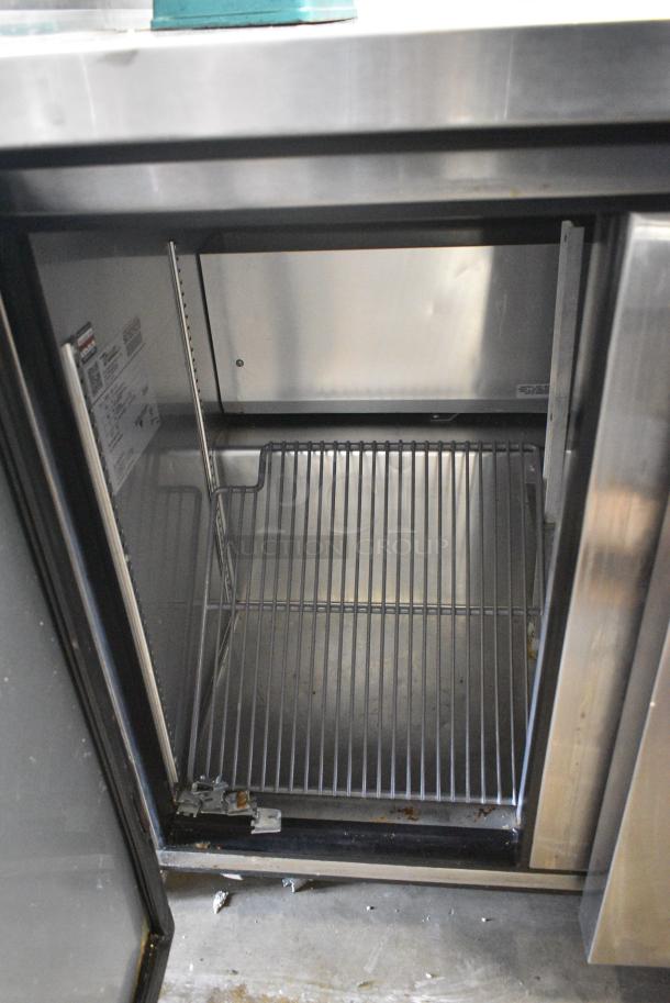 2017 True TUC-36-LP Stainless Steel Commercial 2 Door Undercounter Cooler on Commercial Casters. 115 Volts, 1 Phase. Tested and Working! - Image 4 of 6