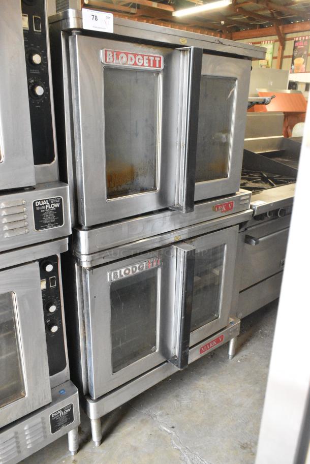 2 Southbend Mark V Stainless Steel Commercial Electric Powered Full Size Convection Oven w/ View Through Doors, Metal Oven Racks and Thermostatic Controls. 208-240 Volts, 3 Phase. 2 Times Your Bid! - Image 1 of 8