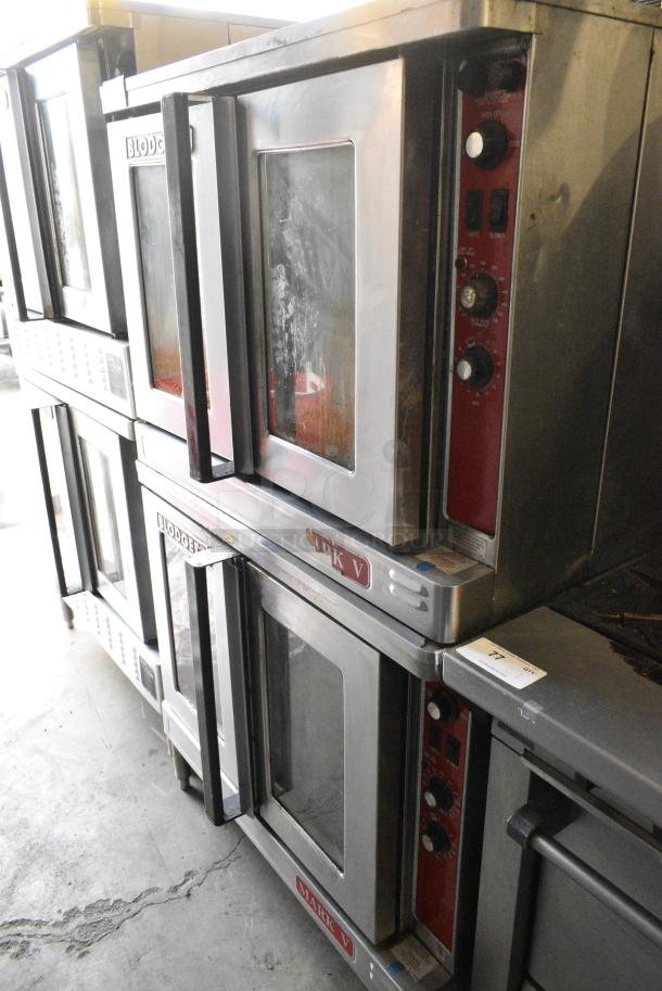 2 Southbend Mark V Stainless Steel Commercial Electric Powered Full Size Convection Oven w/ View Through Doors, Metal Oven Racks and Thermostatic Controls. 208-240 Volts, 3 Phase. 2 Times Your Bid! - Image 2 of 8