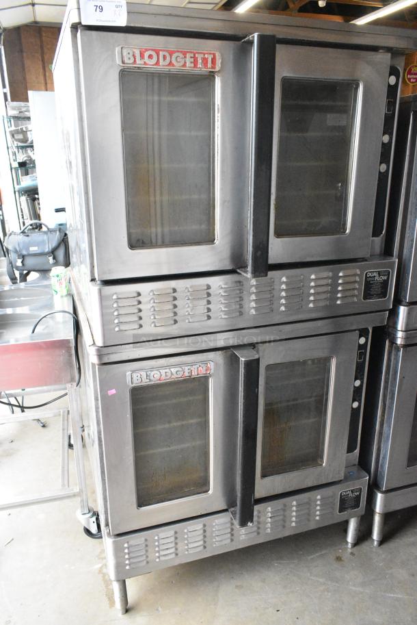 2 Blodgett Stainless Steel Commercial Propane Gas Powered Full Size Convection Oven w/ View Through Doors, Metal Oven Racks and Thermostatic Controls. 2 Times Your Bid! - Image 1 of 8