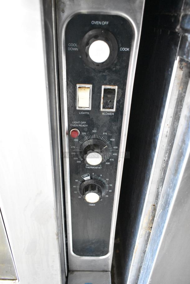 2 Blodgett Stainless Steel Commercial Propane Gas Powered Full Size Convection Oven w/ View Through Doors, Metal Oven Racks and Thermostatic Controls. 2 Times Your Bid! - Image 6 of 8