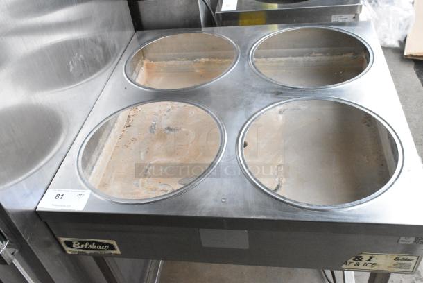 Belshaw H&I-4 Stainless Steel Commercial Heat & Ice Icing Station on Commercial Casters. 208/240 Volts, 1 Phase. - Image 4 of 5