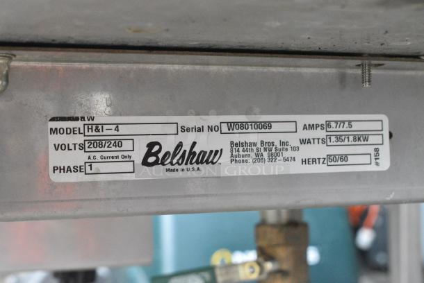Belshaw H&I-4 Stainless Steel Commercial Heat & Ice Icing Station on Commercial Casters. 208/240 Volts, 1 Phase. - Image 5 of 5