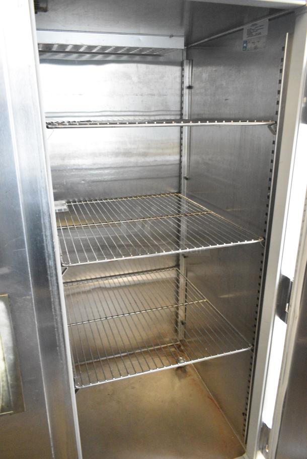 Delfield SRR2-S Stainless Steel Commercial 2 Door Reach In Cooler w/ Racks. 115 Volts, 1 Phase. Tested and Powers On But Does Not Get Cold - Image 5 of 6