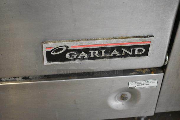 Garland Stainless Steel Commercial Electric Powered Flat Top Griddle w/ Oven, Over Shelf and Back Splash. 240 Volts, 3 Phase. - Image 2 of 6