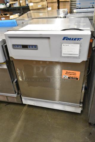 Follett REF5P Stainless Steel Commercial Single Door Cooler. 115 Volts, 1 Phase. Tested and Working!