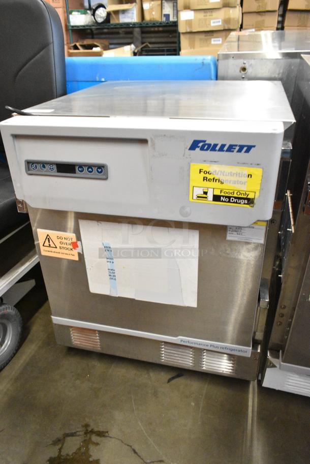 Follett REF4P-00-00 Stainless Steel Commercial Single Door Cooler. 115 Volts, 1 Phase. Tested and Working! - Image 1 of 6