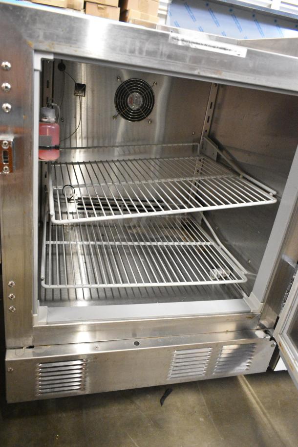Follett REF4P-00-00 Stainless Steel Commercial Single Door Cooler. 115 Volts, 1 Phase. Tested and Working! - Image 3 of 6