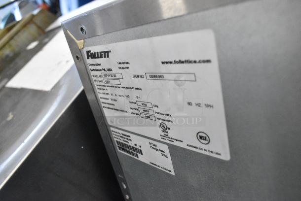 Follett REF4P-00-00 Stainless Steel Commercial Single Door Cooler. 115 Volts, 1 Phase. Tested and Working! - Image 5 of 6