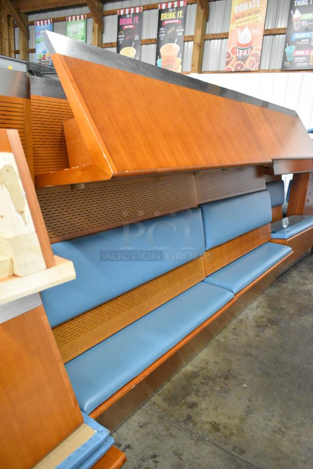 13 Double Sided Wooden Booth Seats.  13 Times Your Bid! - Image 7 of 11