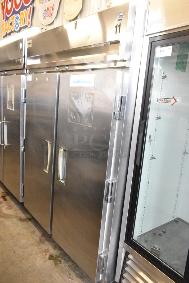 Delfield SRR2-S Stainless Steel Commercial 2 Door Reach In Cooler w/ Racks. 115 Volts, 1 Phase. Tested and Working! - Image 1 of 5