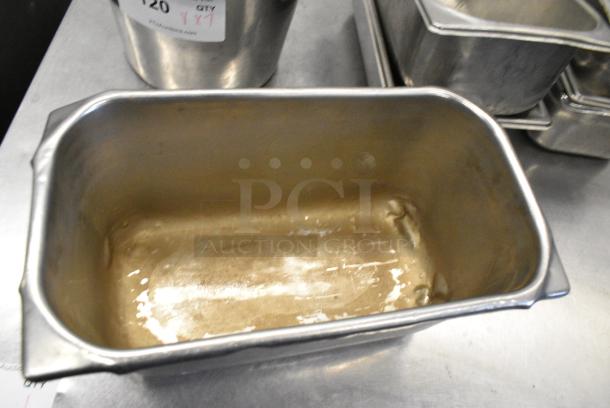 7 Various Stainless Steel Drop In Bins Including Cylindrical Bin. 7 Times Your Bid! - Image 5 of 7