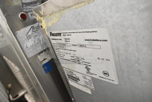 2020 Follett REF5P-OR-00-00 Stainless Steel Commercial Single Door Cooler. 115 Volts, 1 Phase. Tested and Does Not Power On - Image 4 of 4