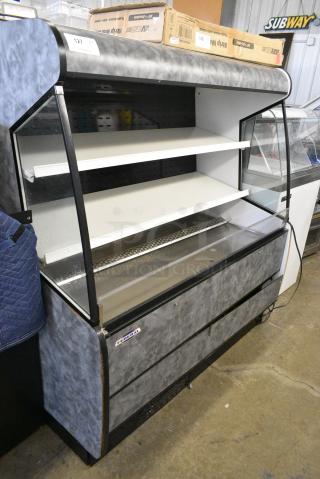 Federal Industries RSSM560SC-3 Metal Commercial Floor Style Open Grab N Go Merchandiser. 120/208-230 Volts, 1 Phase.