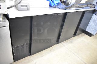 Fagor FBB-95 Metal Commercial 3 Door Back Bar Cooler. 115 Volts, 1 Phase. Tested and Working!