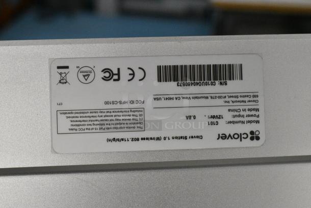Clover C101 POS w/ Clover D100 Cash Drawer, Clover P100 Receipt Printer, Epson M188B Receipt Printer and 4 Rolls of Receipt Printer Paper - Image 4 of 15
