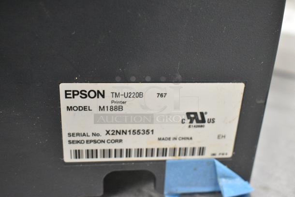 Clover C101 POS w/ Clover D100 Cash Drawer, Clover P100 Receipt Printer, Epson M188B Receipt Printer and 4 Rolls of Receipt Printer Paper - Image 15 of 15