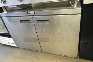 Delfield UC4448N Stainless Steel 2 Door Undercounter Cooler. 115 Volts, 1 Phase. Tested and Working!