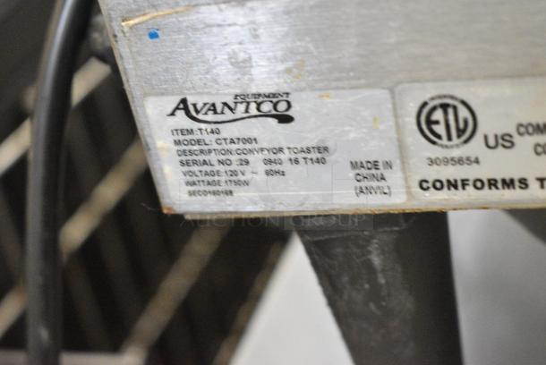 Avantco CTA7001 Stainless Steel Commercial Countertop Conveyor Toaster Oven. 120 Volts, 1 Phase. Tested and Does Not Power On - Image 7 of 7