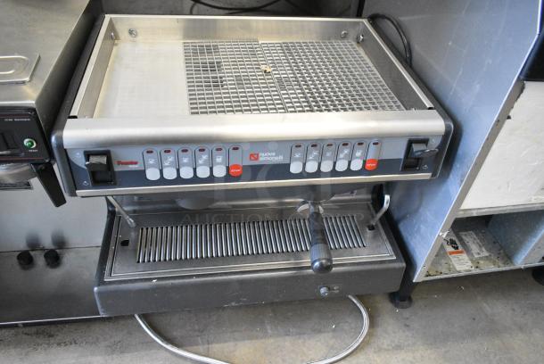 Nuova Simonelli Premier V Stainless Steel Commercial Countertop 2 Group Espresso Machine w/ Portafilter and 2 Steam Wands. 240 Volts, 1 Phase. - Image 1 of 6