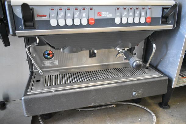 Nuova Simonelli Premier V Stainless Steel Commercial Countertop 2 Group Espresso Machine w/ Portafilter and 2 Steam Wands. 240 Volts, 1 Phase. - Image 5 of 6