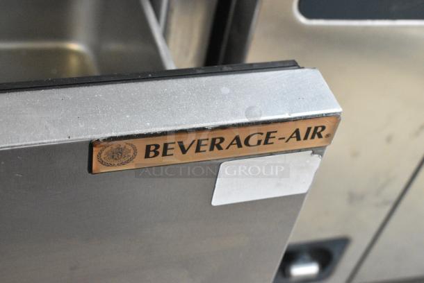 Beverage Air UCRD27A-2-23 Stainless Steel Commercial 2 Drawer Cooler on Commercial Casters. 115 Volts, 1 Phase. Tested and Working! - Image 2 of 6