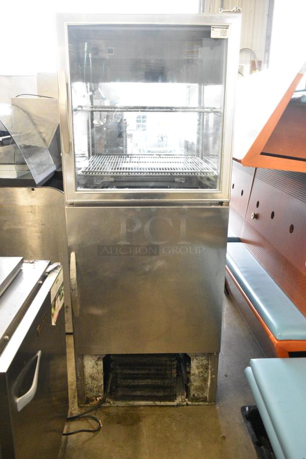 Beverage Air RID18-HGS-ARB-WD Stainless Steel Commercial 2 Half Size Door Reach In Pass Through Cooler. 115 Volts, 1 Phase. Tested and Working! - Image 2 of 5