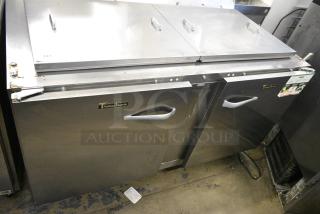 2022 Traulsen UST6024-LR Stainless Steel Commercial 2 Door Undercounter Cooler. 115 Volts, 1 Phase. Tested and Working!